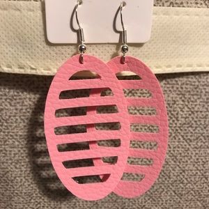 Leather earrings